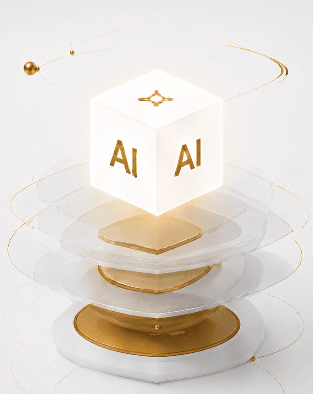 Illustration of an AI-powered intelligence layer